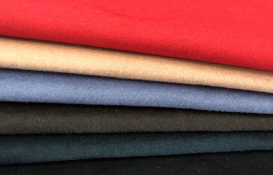 粗紡面料廠家出口50毛滌雙面呢面料