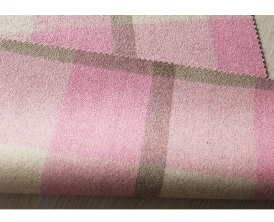 大格子雙面呢面料17