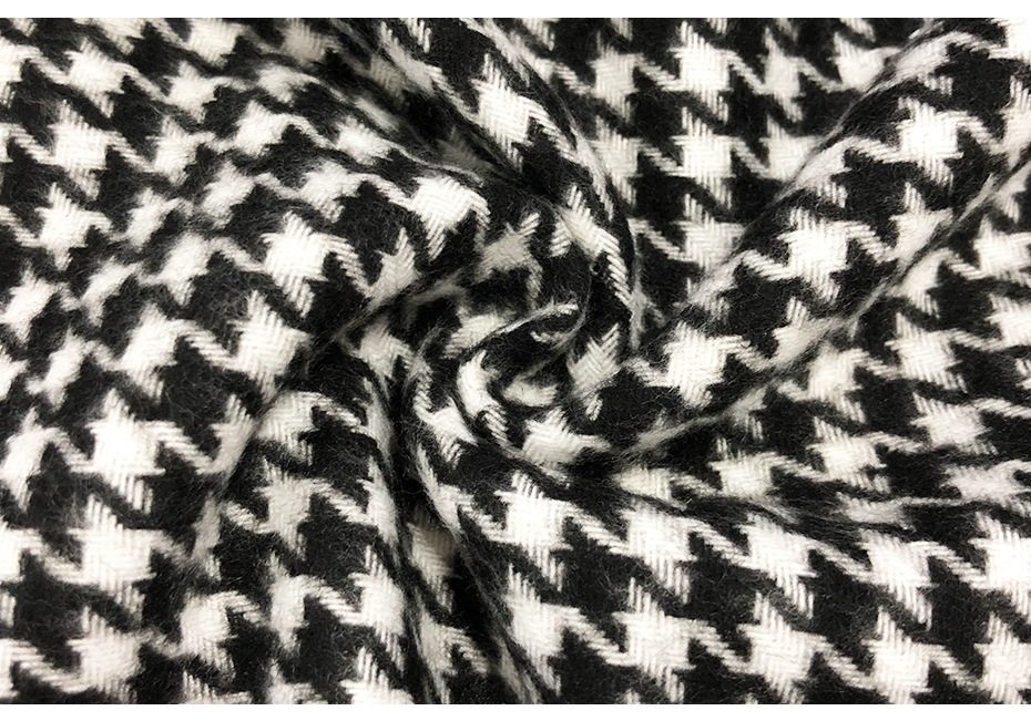 千鳥格雙面呢面料7