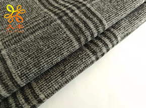 黑灰50毛格子麥呢 黑灰50毛格子麥呢