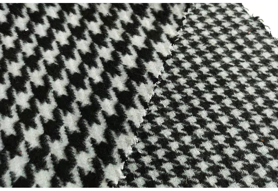 千鳥格羊毛布75