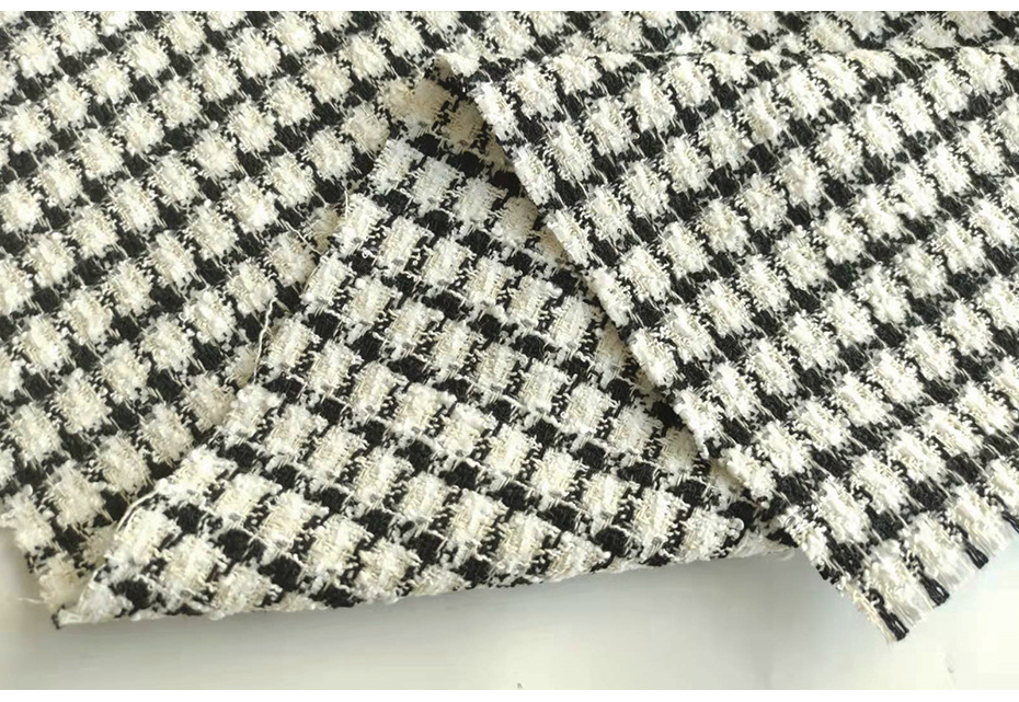 小香風粗花呢面料111