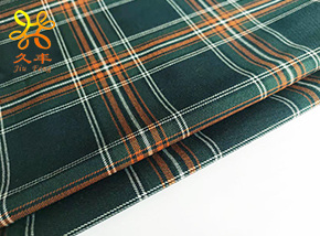 綠桔格64滌綸TR仿毛呢